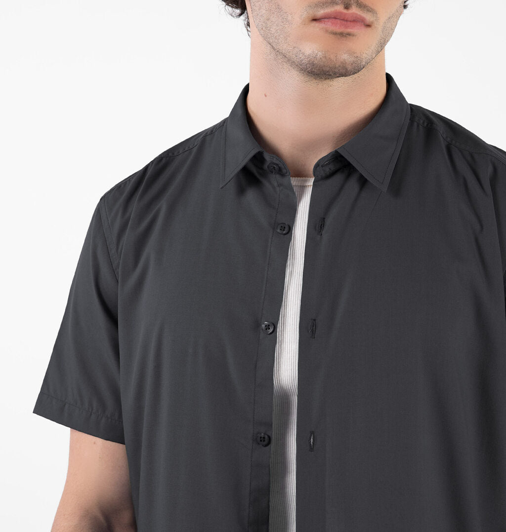 Camisa Manga Curta Com Botões