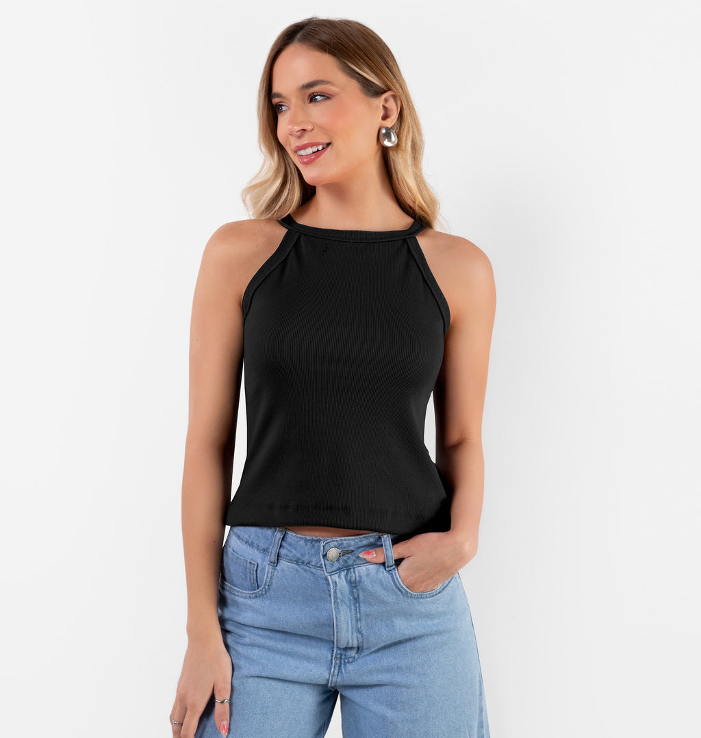 Regata Com Gola Halter