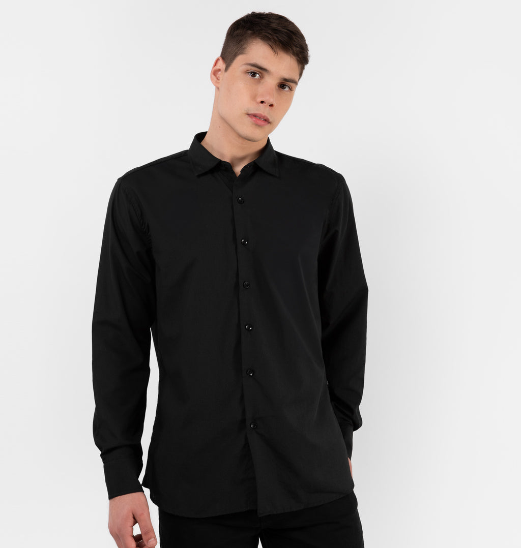 Camisa Manga Longa Com Botões