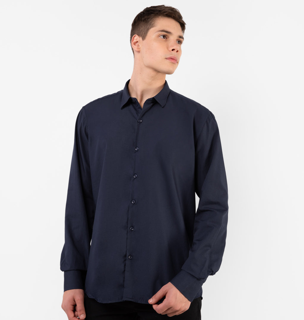Camisa Manga Longa Com Botões