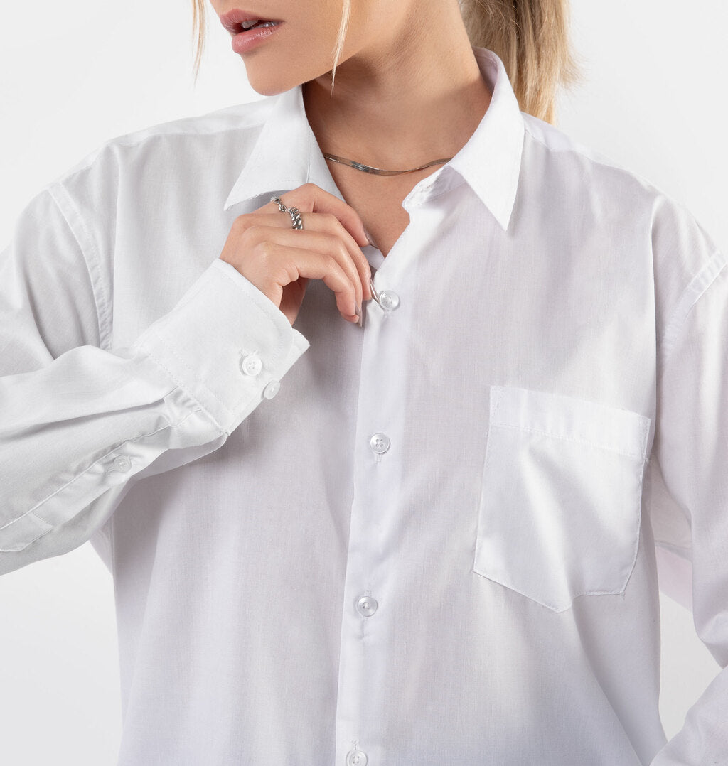 Camisa Com Botões E Bolso
