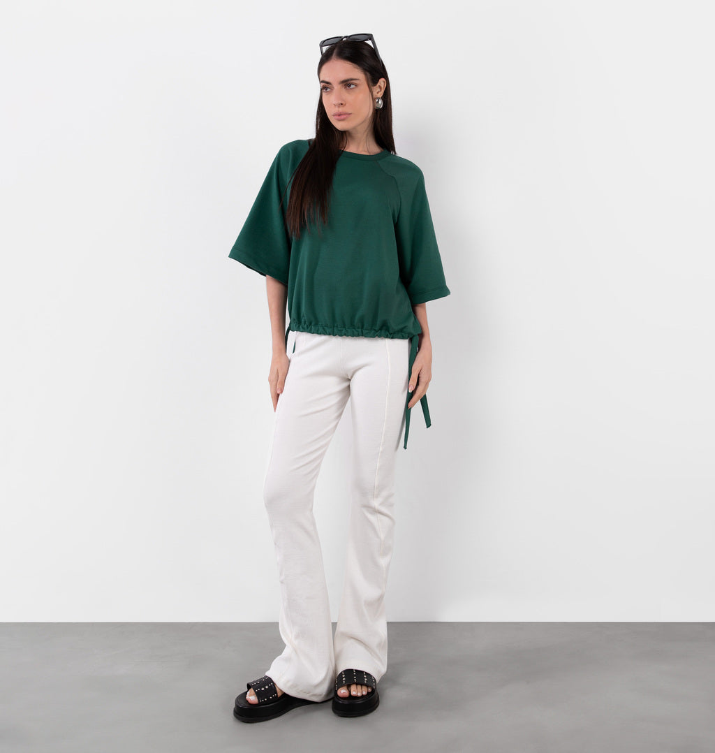 Blusa Com Manga Raglan