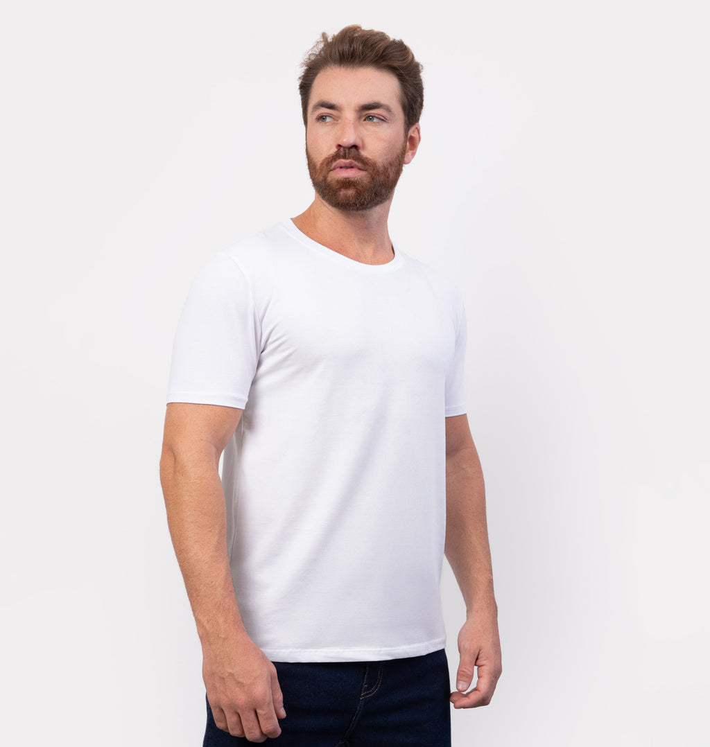 Camiseta Básica em Cotton