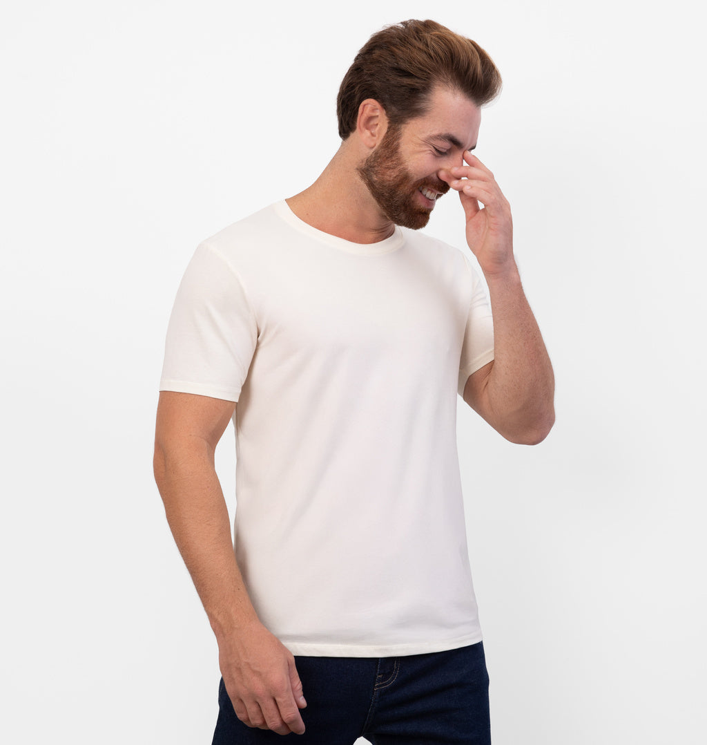 Camiseta Básica em Cotton
