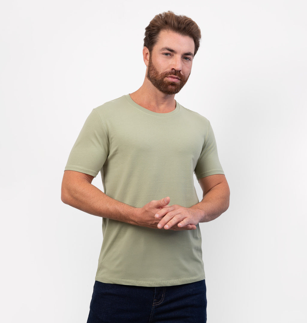 Camiseta Básica em Cotton