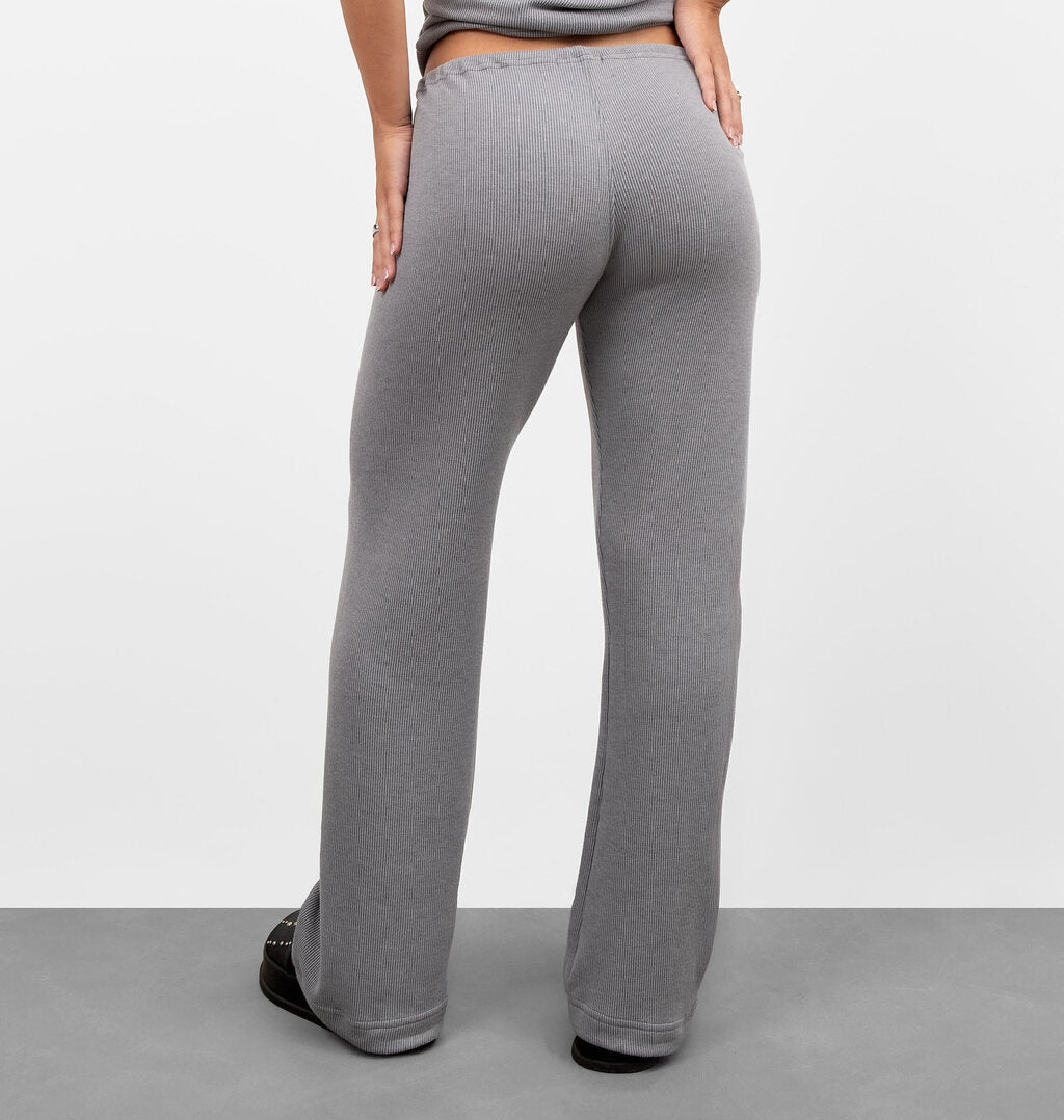 Calça Bailarina Canelada Com Cordão