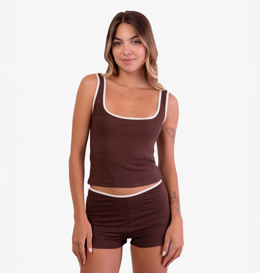 Conjunto Pijama Short Doll Liso em Viscolycra