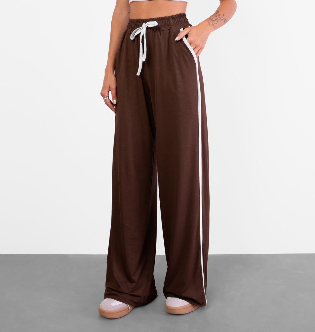 Calça Esportiva Bicolor com Bolso