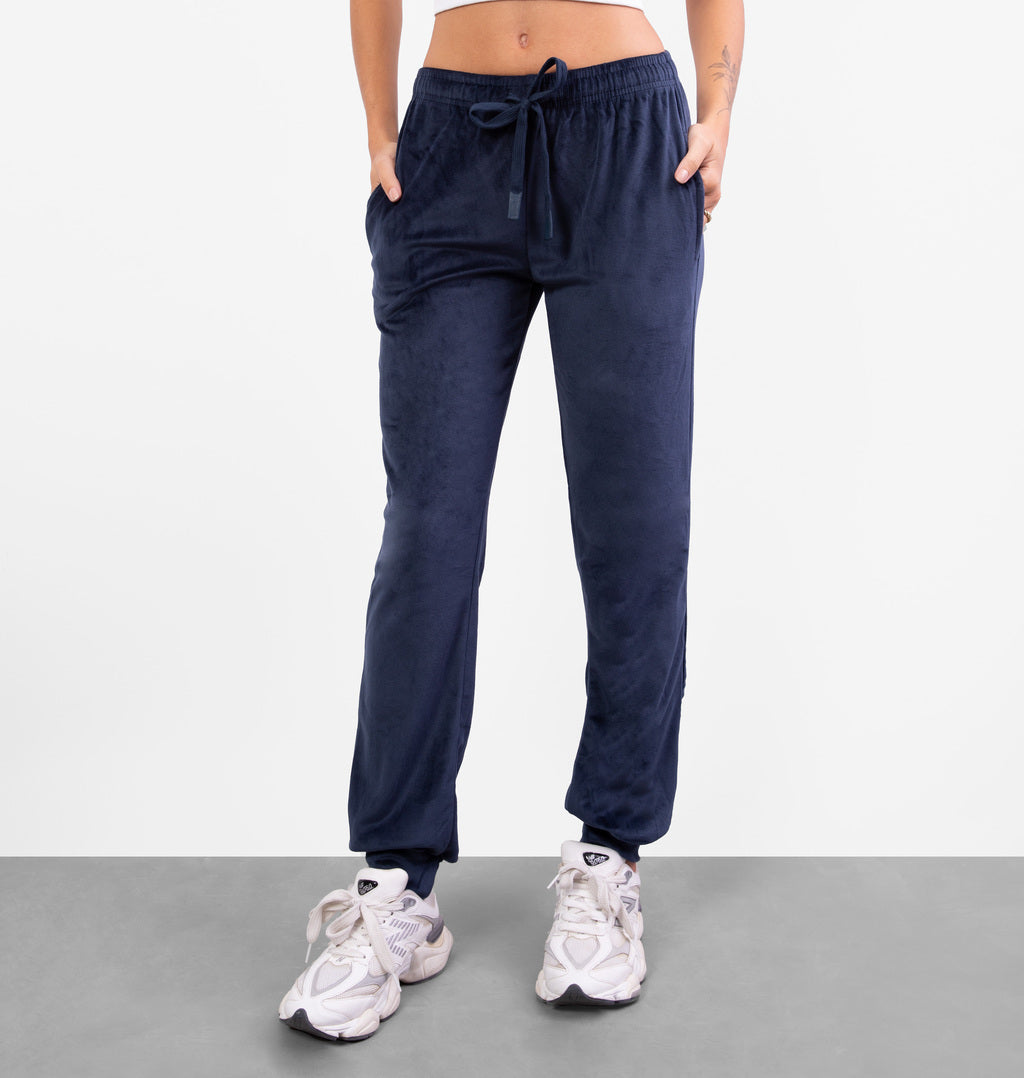 Calça Jogger em Plush com Cordão