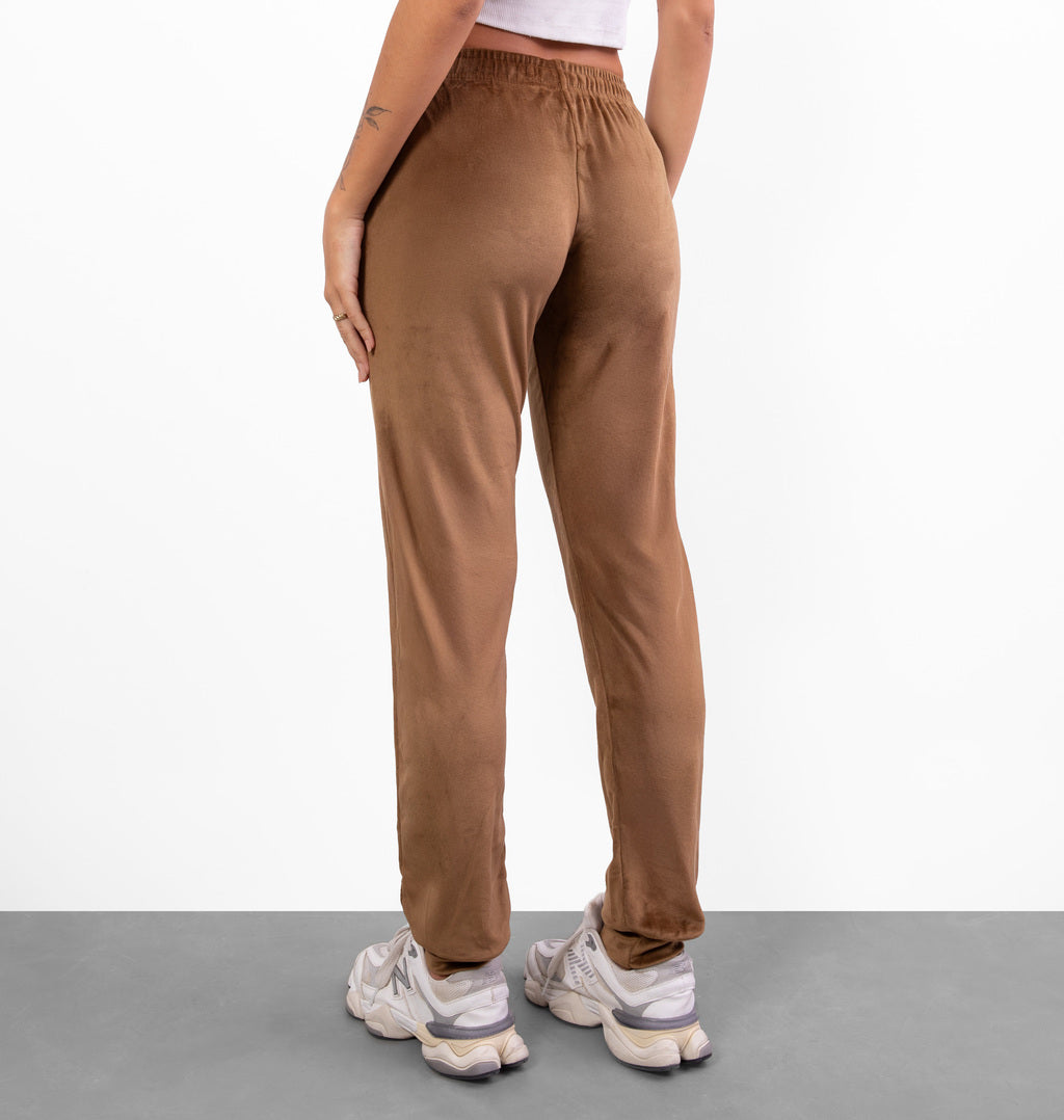 Calça Jogger em Plush com Cordão