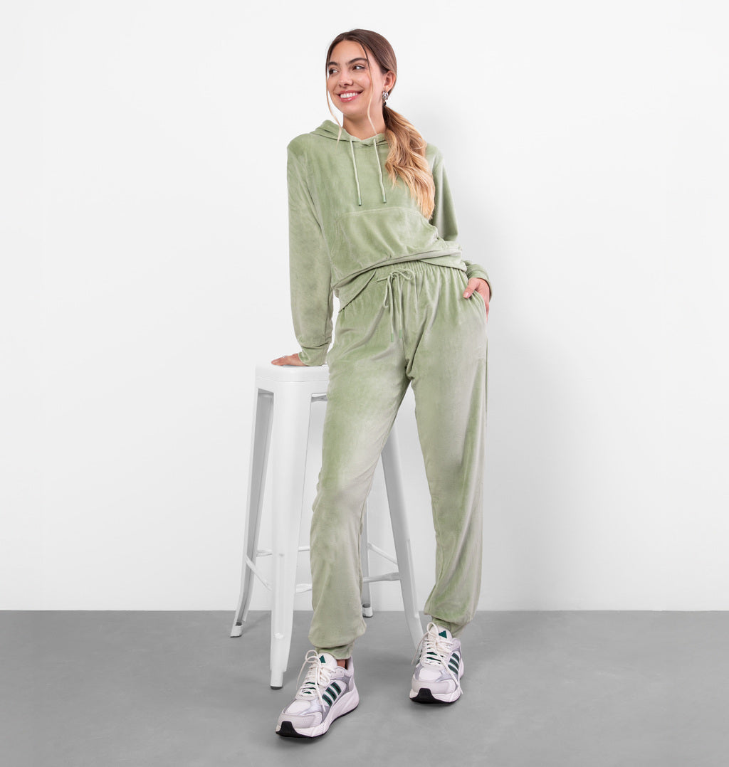 Calça Jogger em Plush