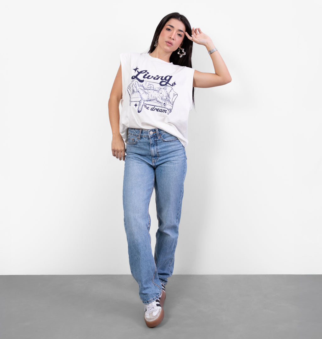 Regata Muscle Tee Estampada