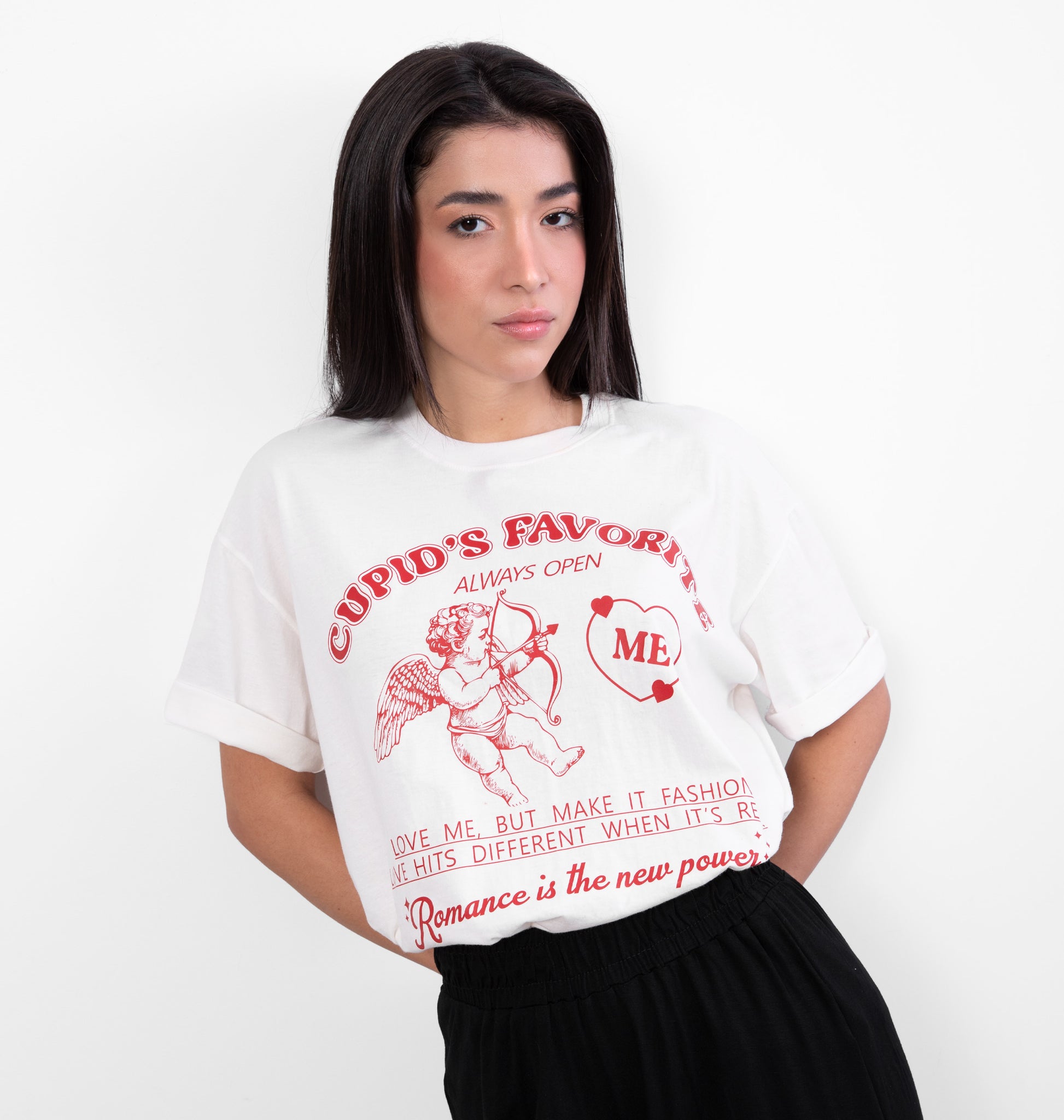 T-shirt Estampa Cupido