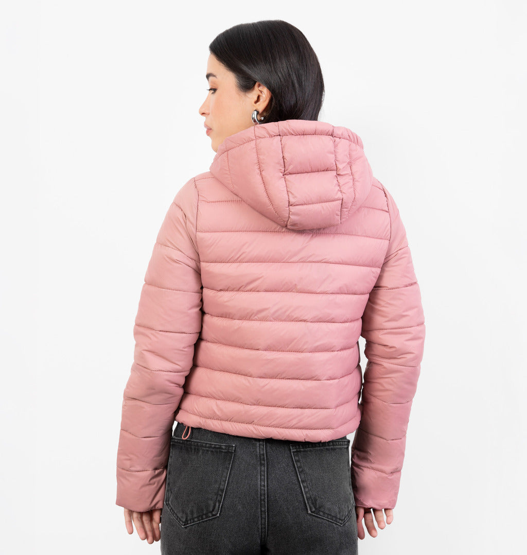 Jaqueta Puffer com Capuz