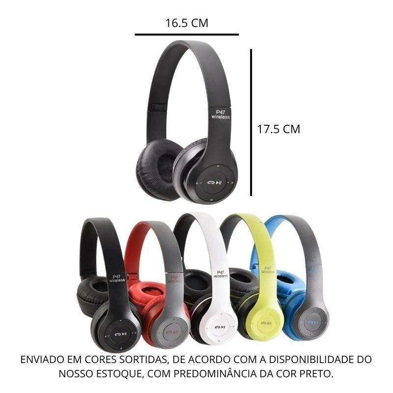 Fone De Ouvido Bluetooth 5.0 sem Fio