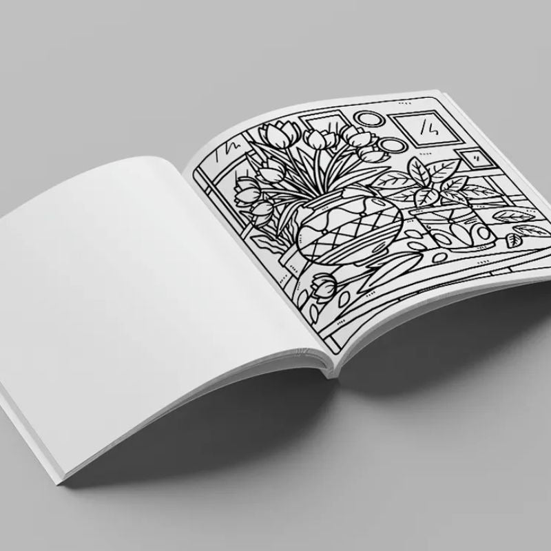 Livro De Colorir Cute & Comfy