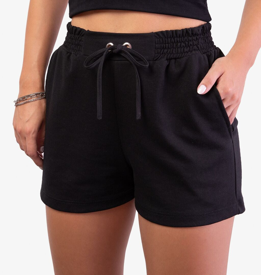Short Curto Moletinho Com Elástico