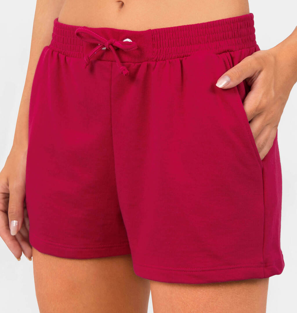 Short Curto Moletinho Com Elástico
