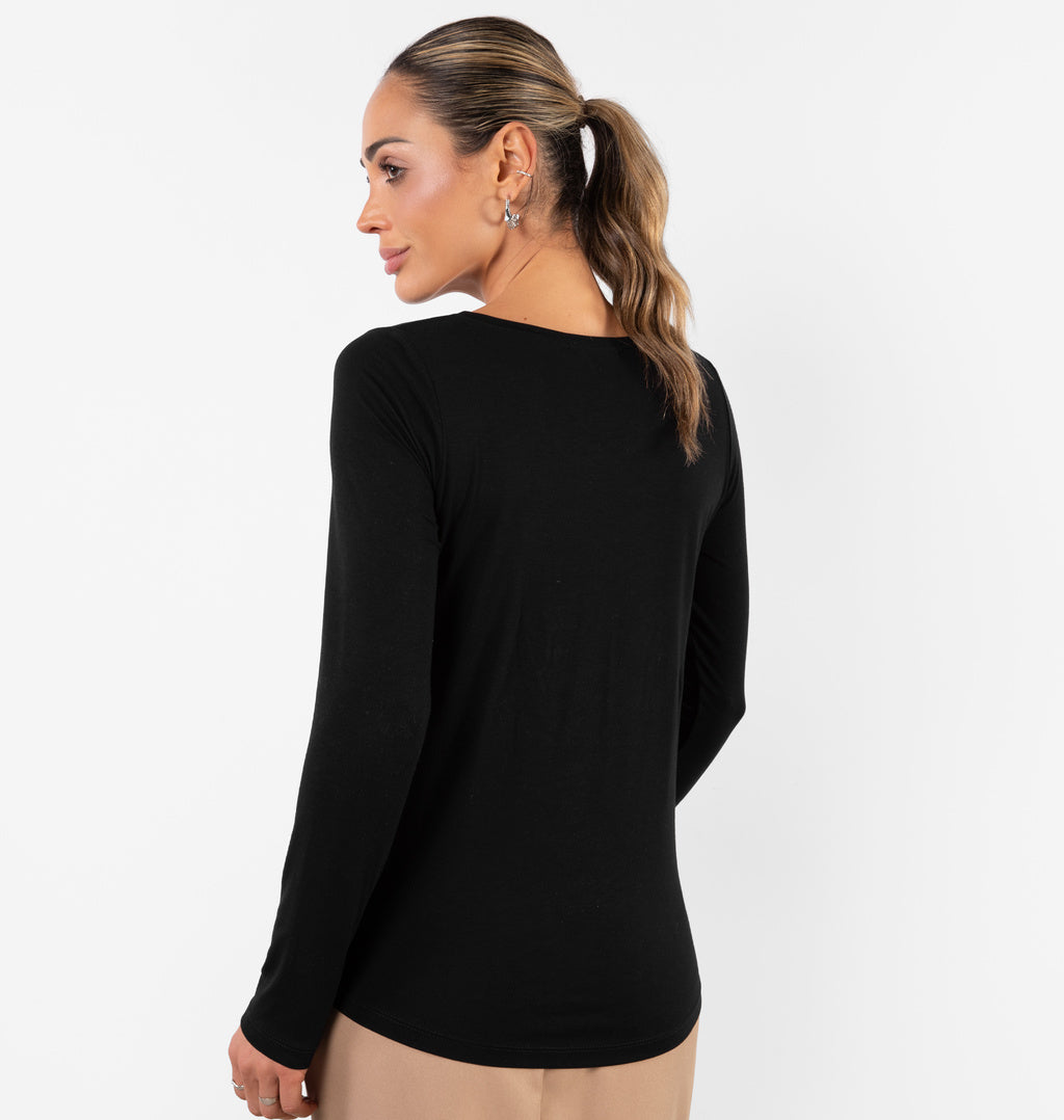 Blusa Básica Gola Redonda