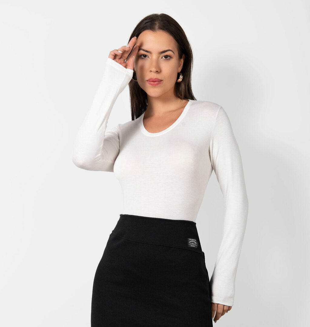 Blusa Básica Gola Redonda