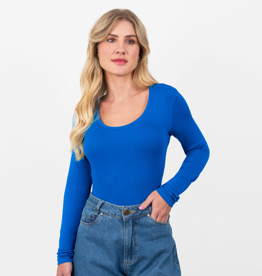Blusa Básica Gola Redonda
