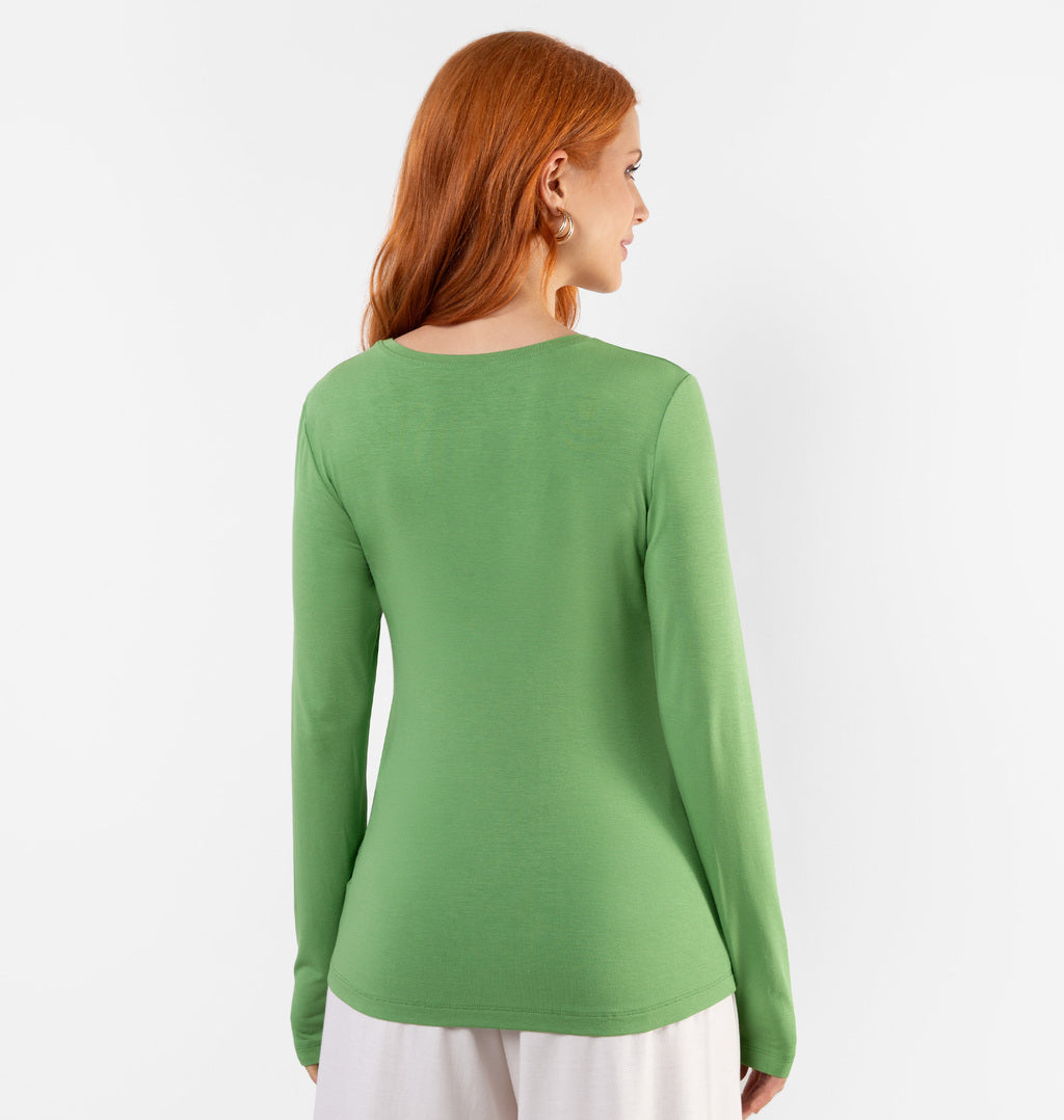 Blusa Básica Gola Redonda