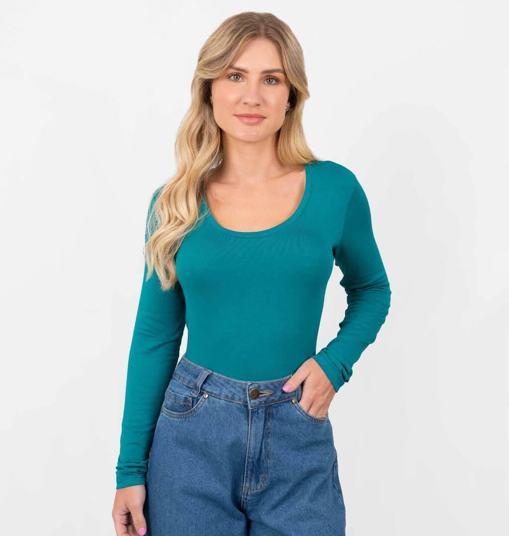Blusa Básica Gola Redonda