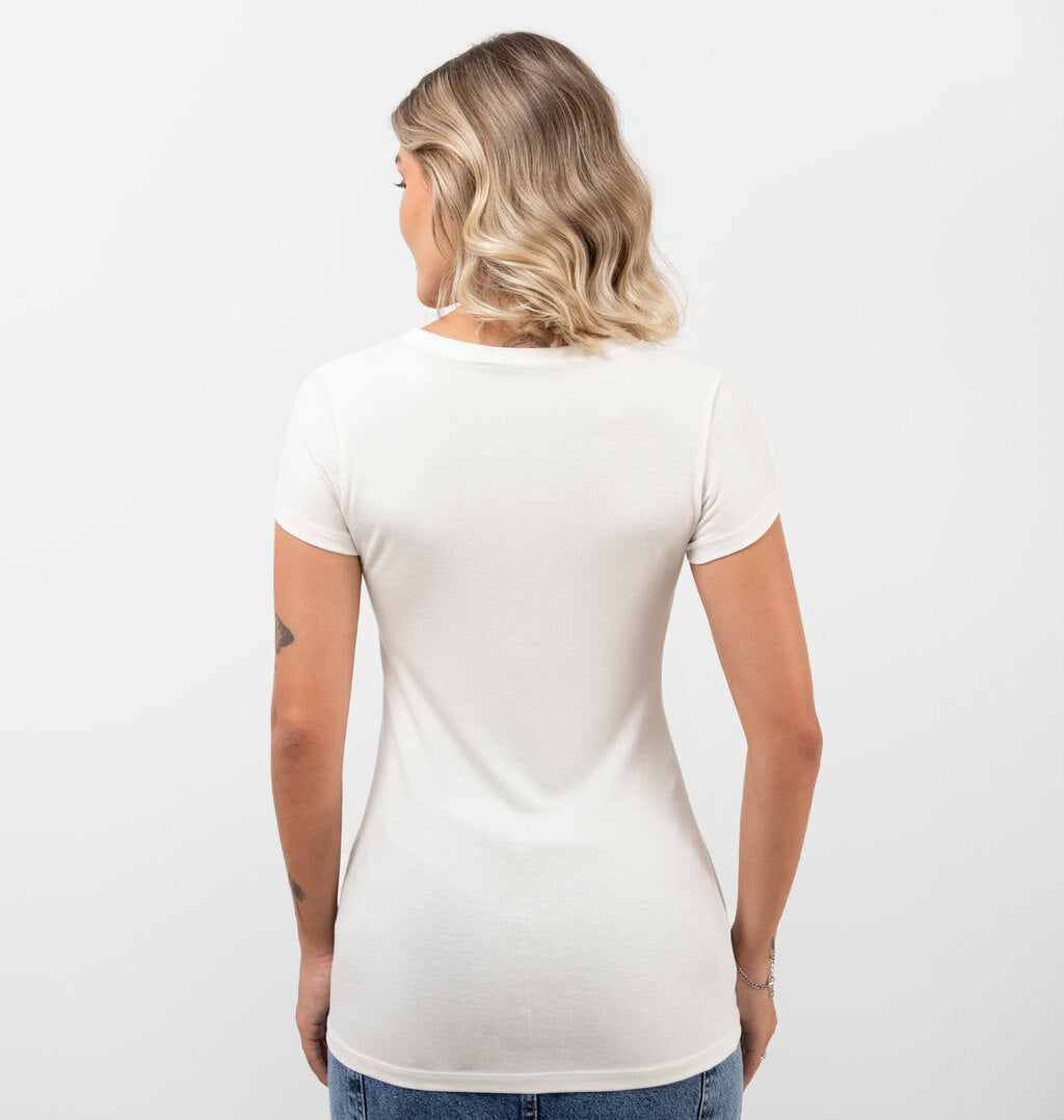 Blusa Básica Com Decote V