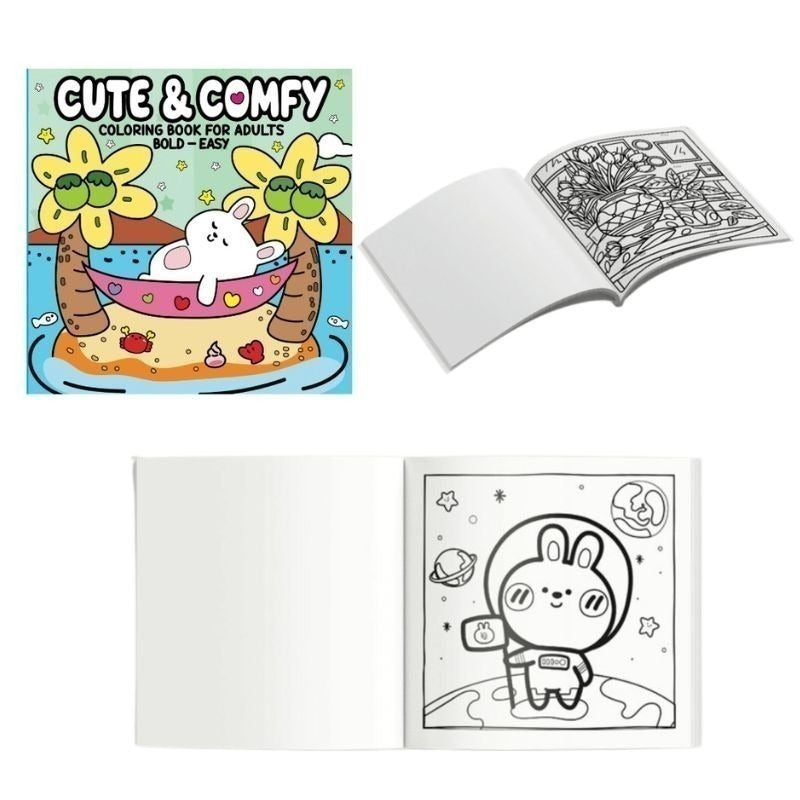 Livro De Colorir Cute & Comfy