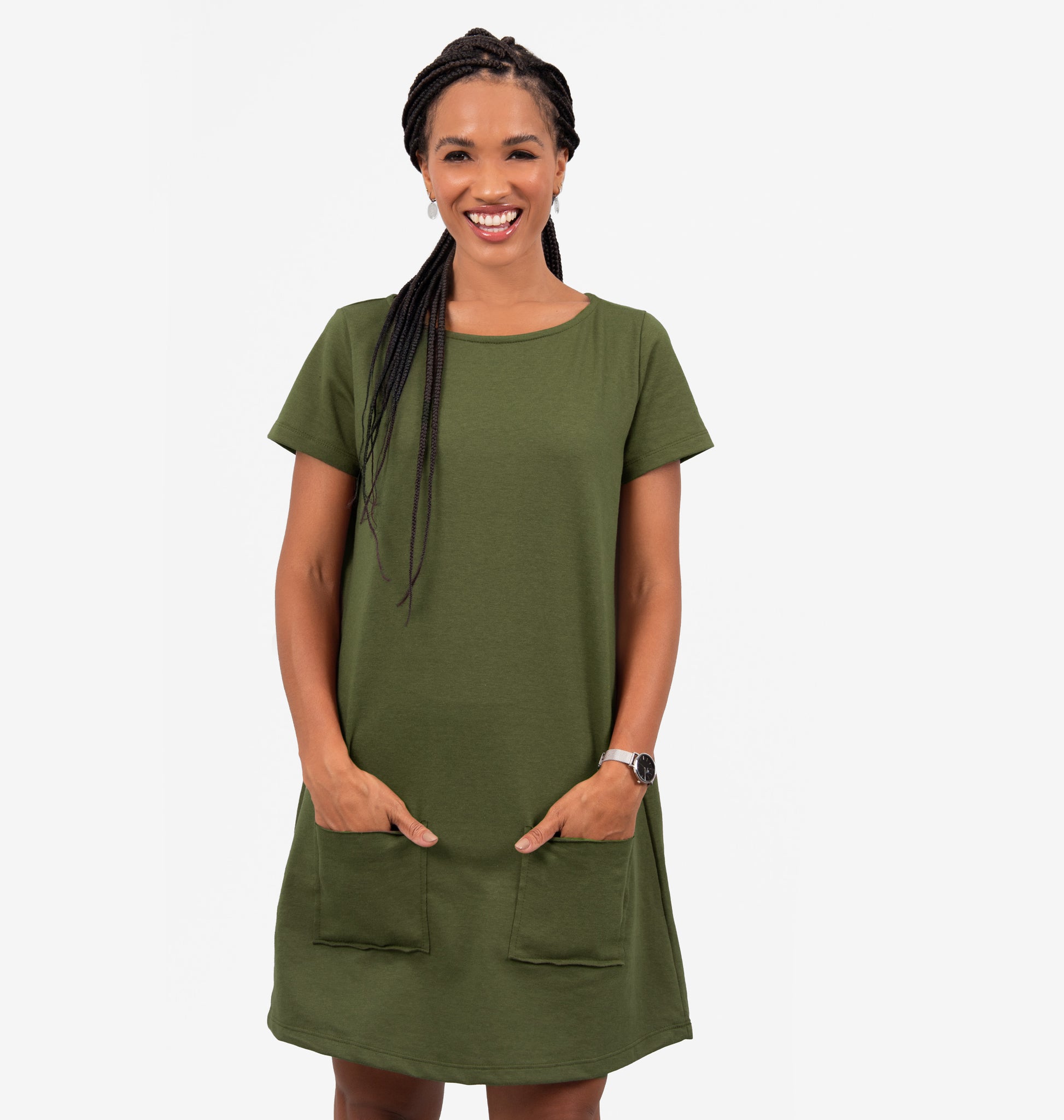 Vestido Comfy Com Bolsos