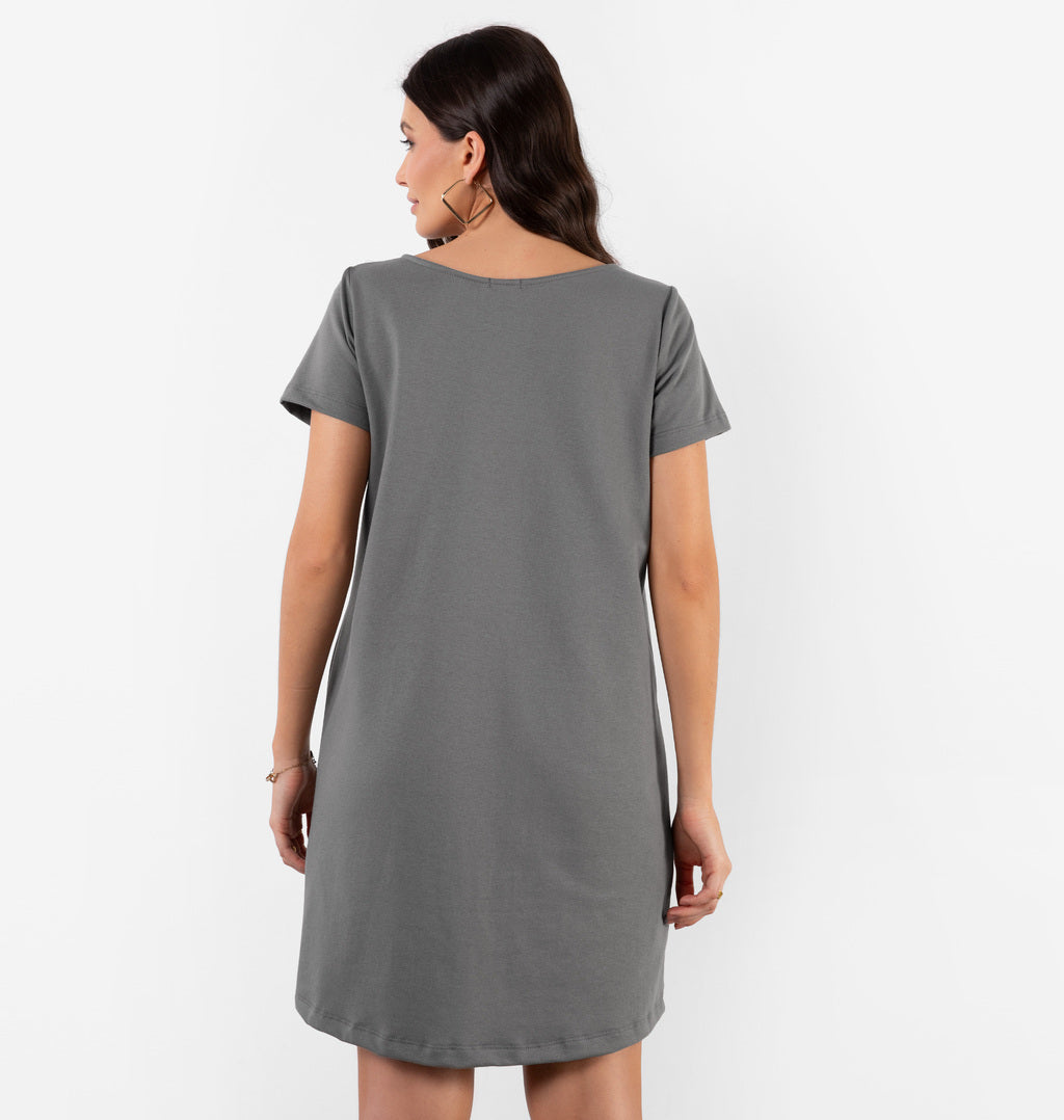 Vestido Comfy Com Bolsos