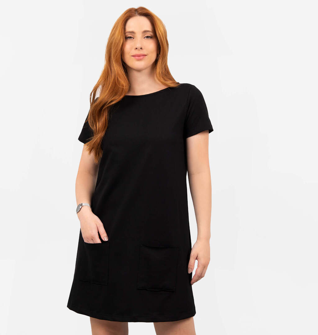 Vestido Comfy Com Bolsos