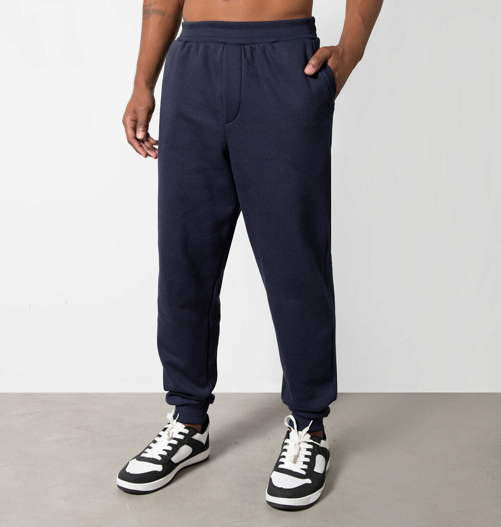Calça Peluciada Básica Com Punho