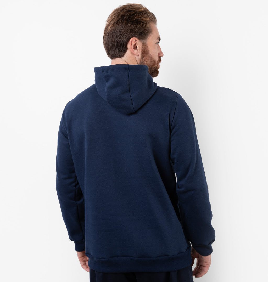 Blusão Peluciado Com Capuz Hoodie