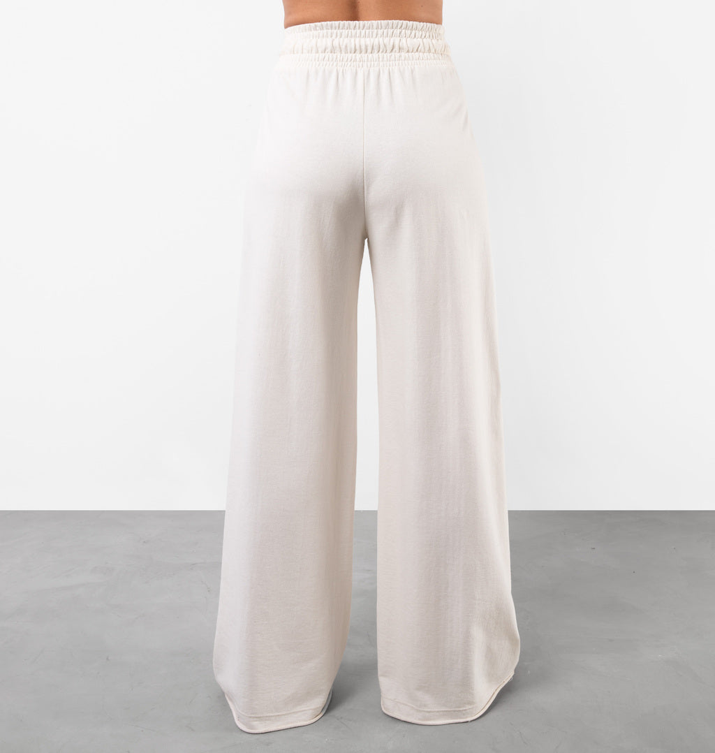 Calça Pantalona Moletinho Bolso A Fio