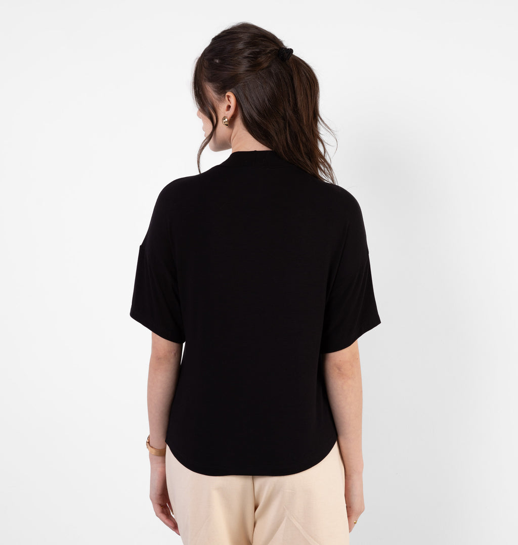 Blusa Gola Alta Ampla