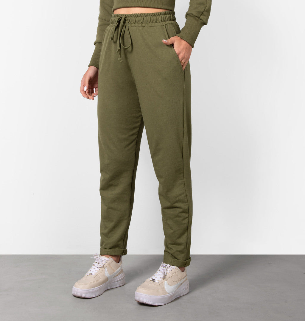 Calça Moletinho Barra Virada