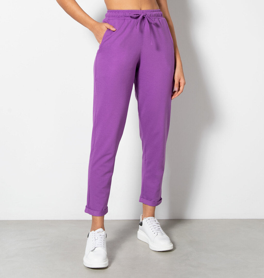 Calça Moletinho Barra Virada