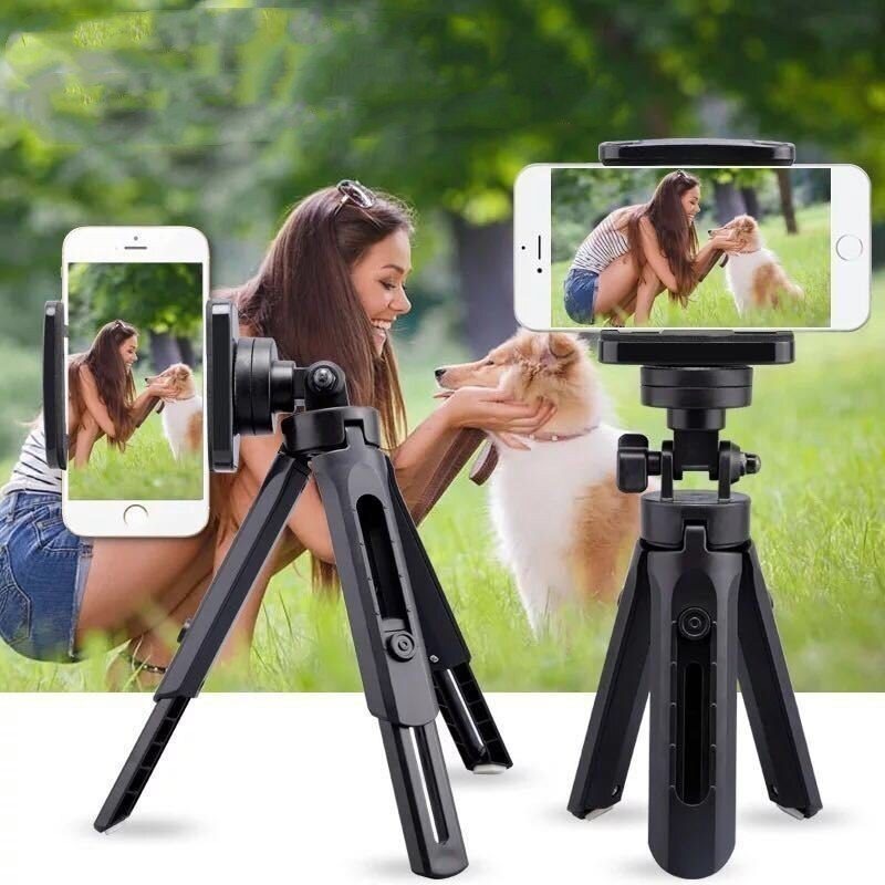 Tripé de Mesa e Suporte para Celular