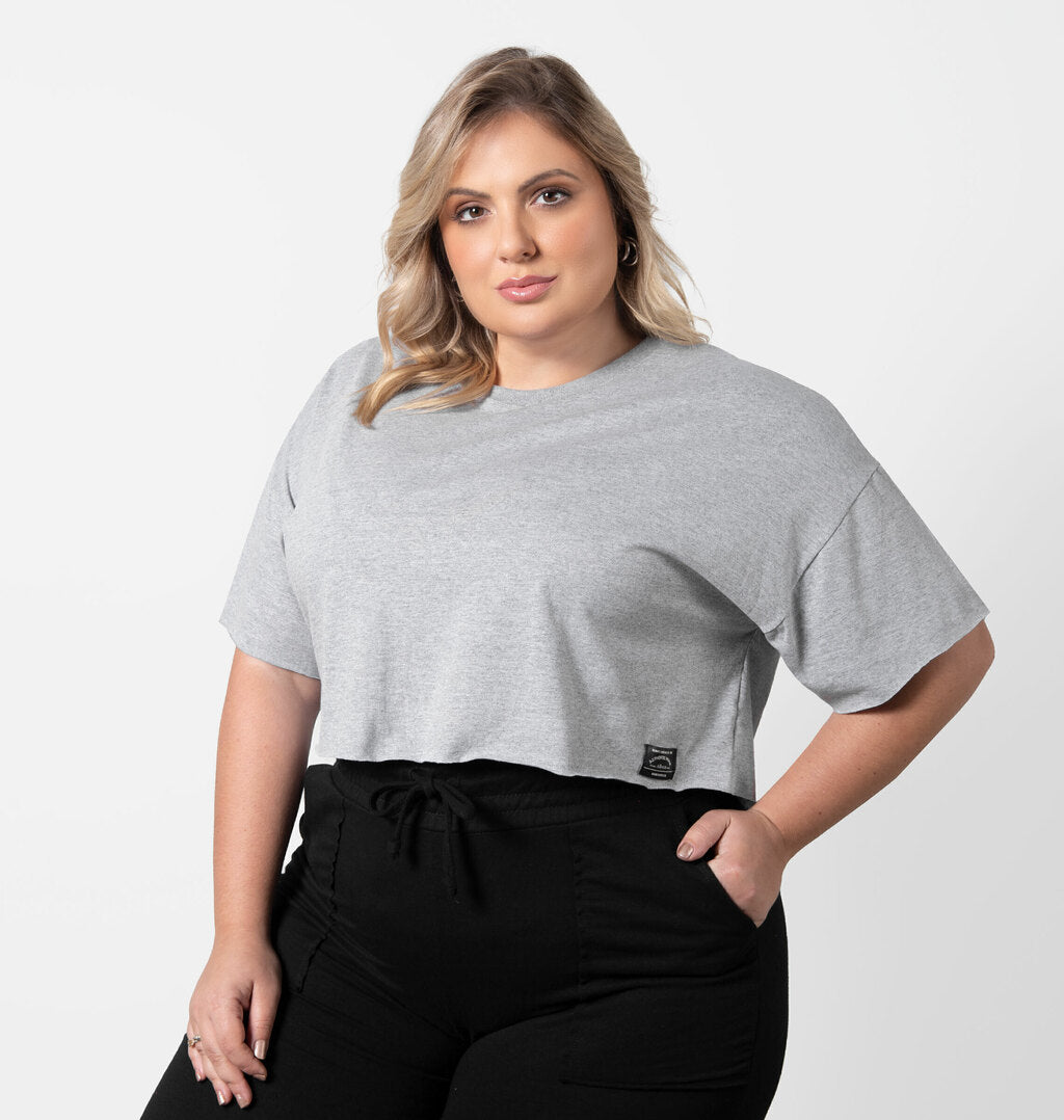 Blusa Cropped Over