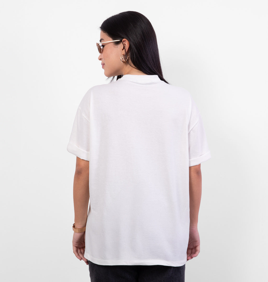 T-Shirt Over Estampa Life Happens