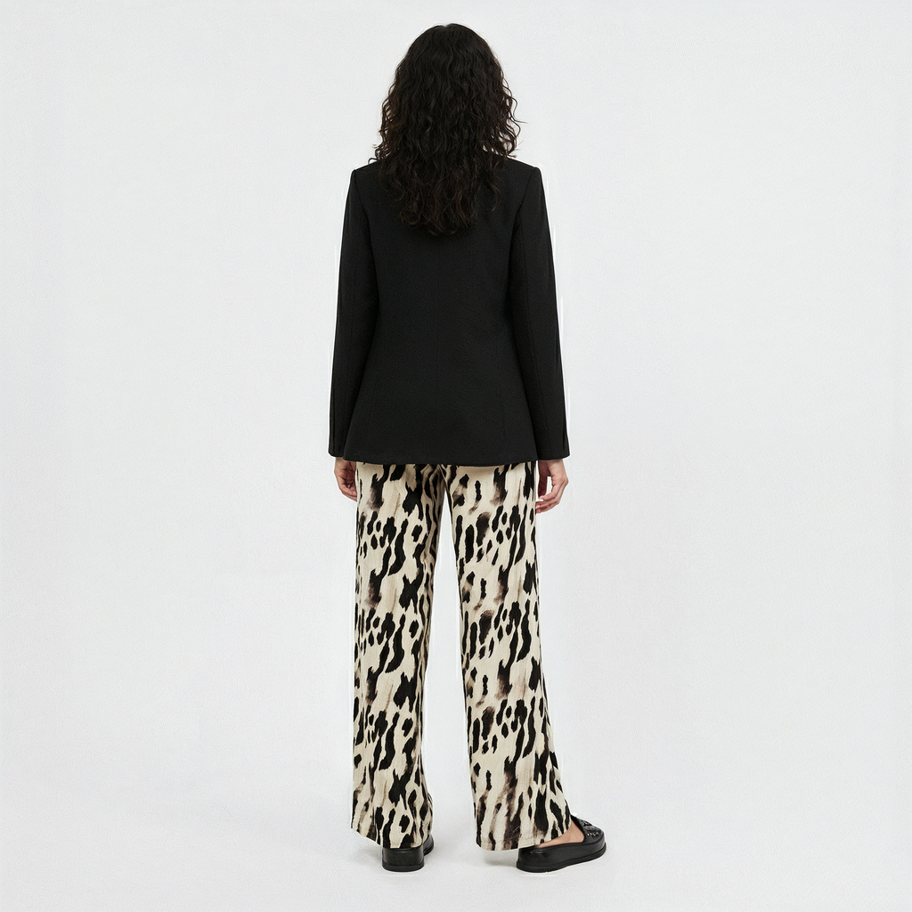 CALÇA VISCOSE ANIMAL PRINT