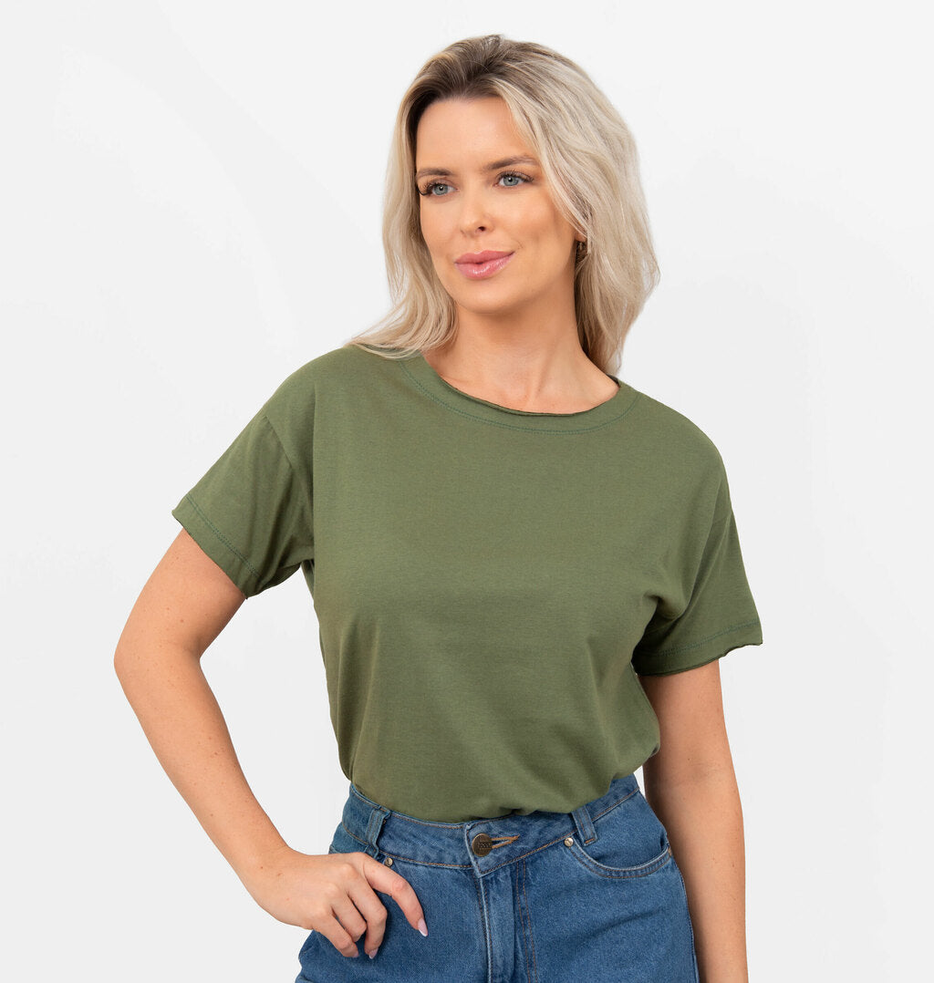 Camiseta A Fio Malha Lisa
