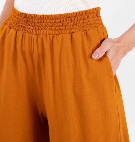 Calça Pantalona Em Meia Malha