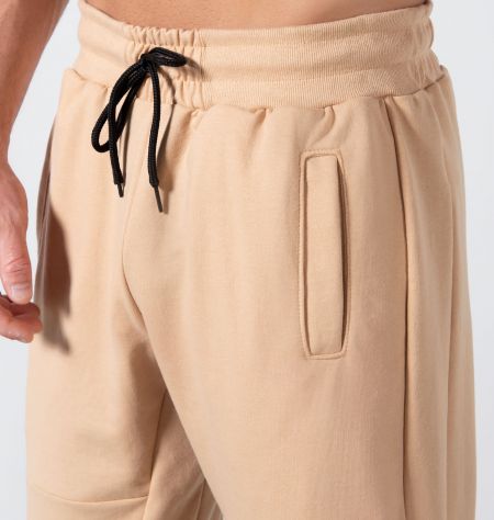 Calça Jogger Com Recorte Em Moletinho